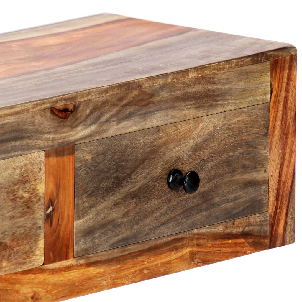 vidaXL Wall Table 100x25x20 cm Solid Acacia Wood