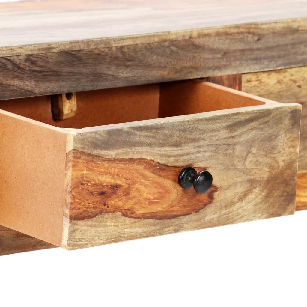 vidaXL Wall Table 100x25x20 cm Solid Acacia Wood