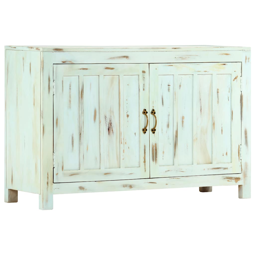 vidaXL Sideboard 110x35x70 cm solid mango wood light blue