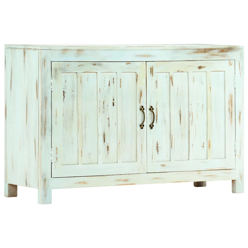 vidaXL Sideboard 110x35x70 cm solid mango wood light blue