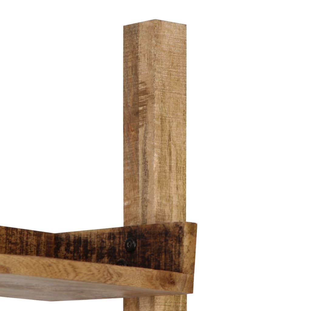 vidaXL Ladder Shelf 75x37x205 cm Solid Mango Wood Brown