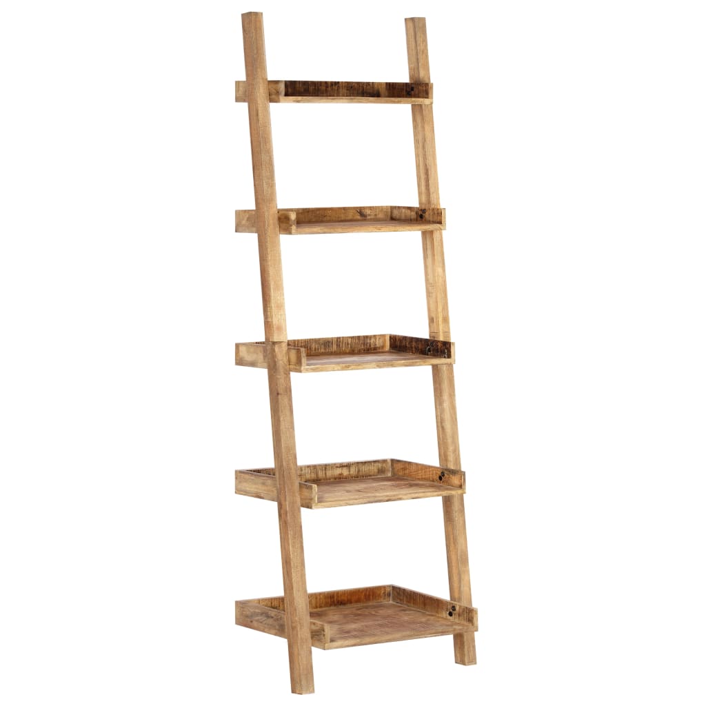 vidaXL Ladder Shelf 75x37x205 cm Solid Mango Wood Brown