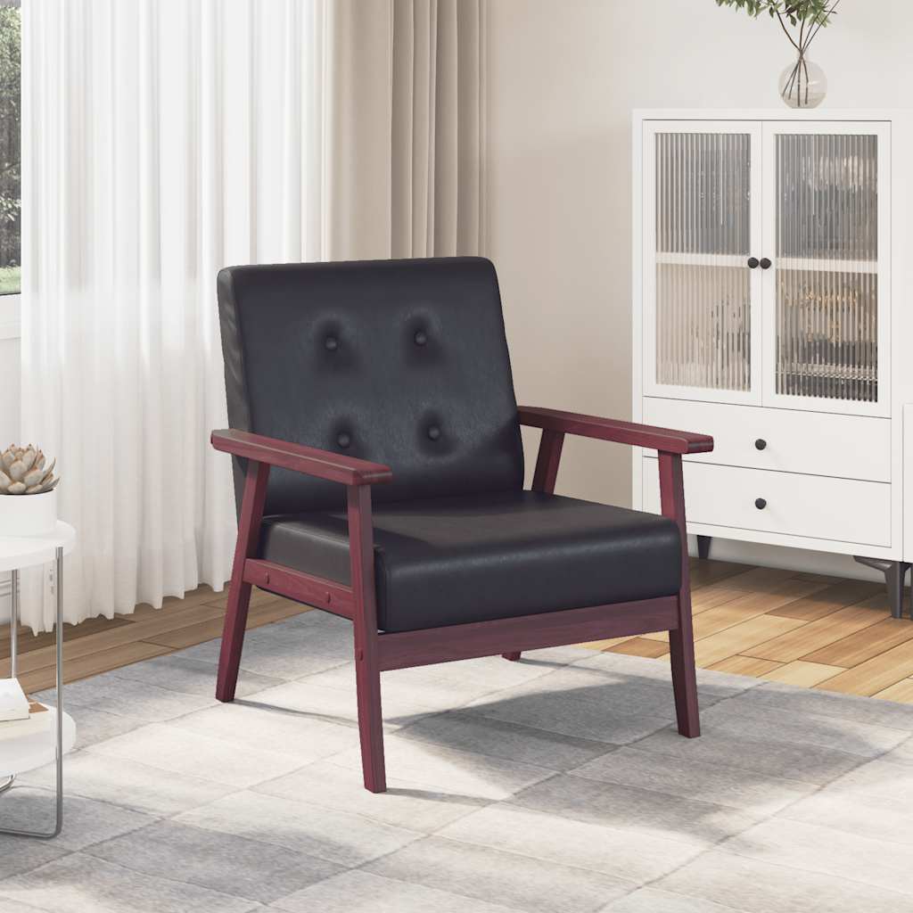 vidaXL Armchair fabric light gray