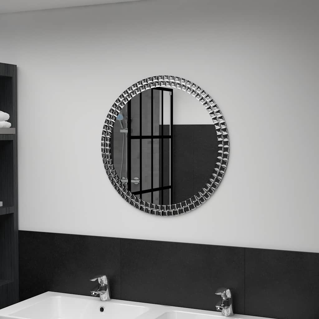 vidaXL Wandspiegel 40 cm verre dur