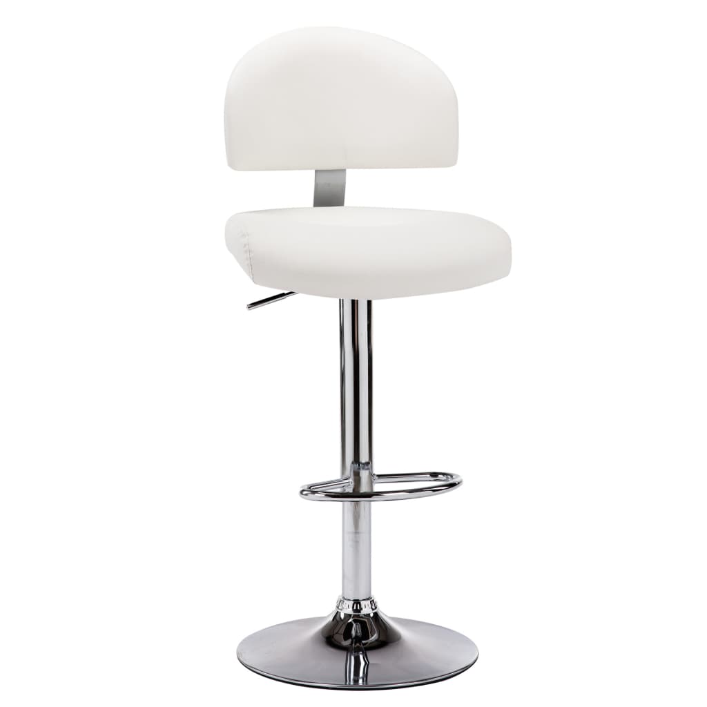 vidaXL Bar Stool Faux Leather Black