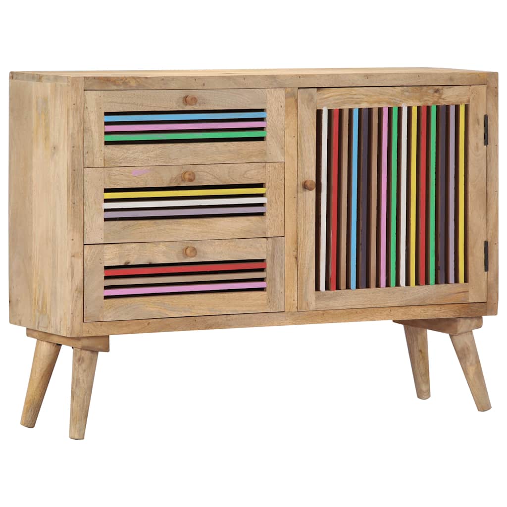 vidaXL Dressoir 100x30x75 cm massief mangohout