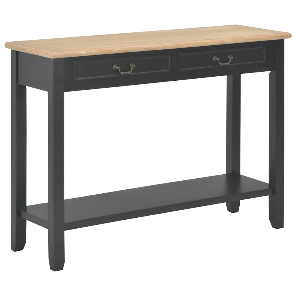 vidaXL Wandtafel 110x35x80 cm hout wit