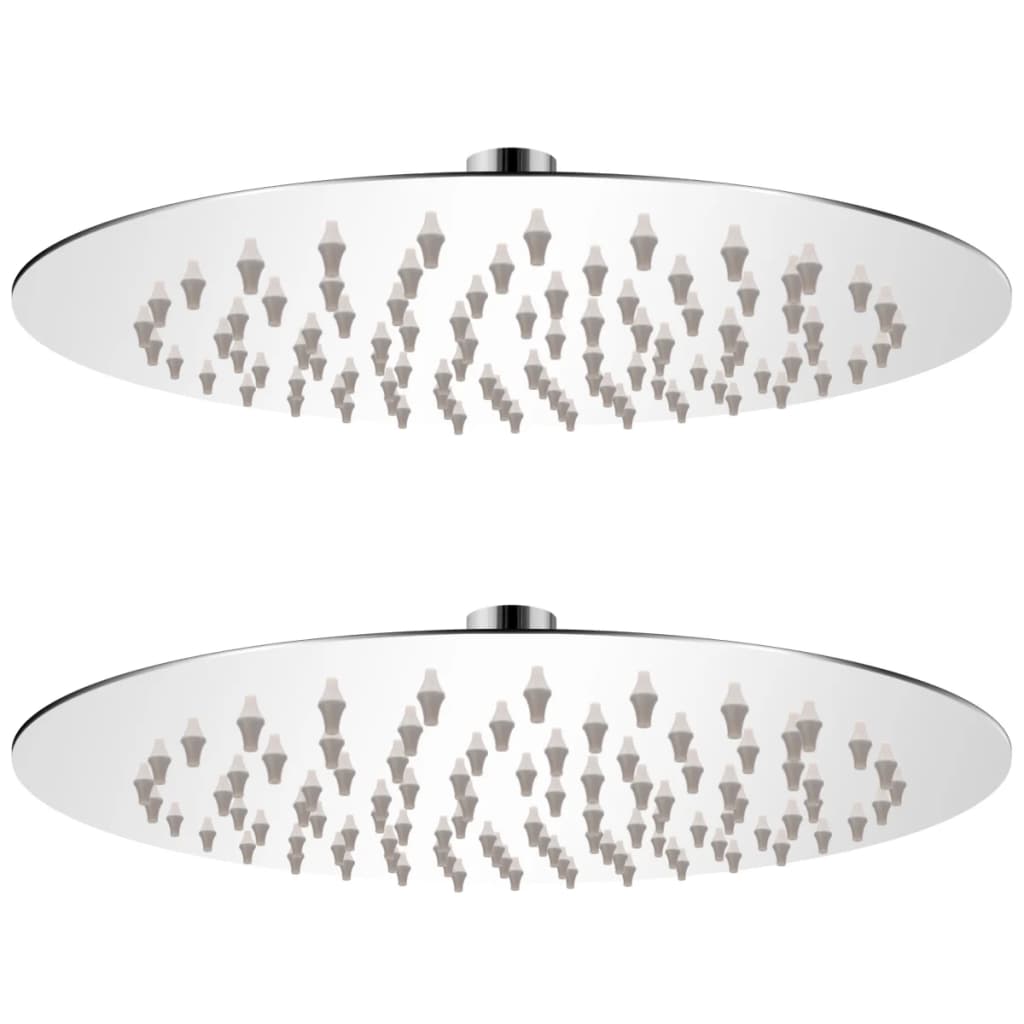 vidaXL Round Rain Shower Head 20 cm Stainless Steel
