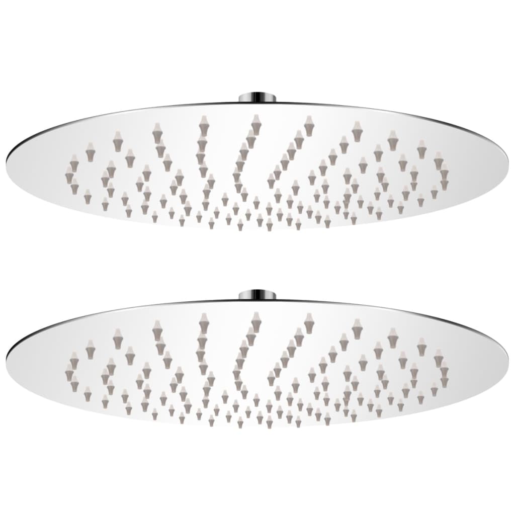 vidaXL Round Rain Shower Head 20 cm Stainless Steel