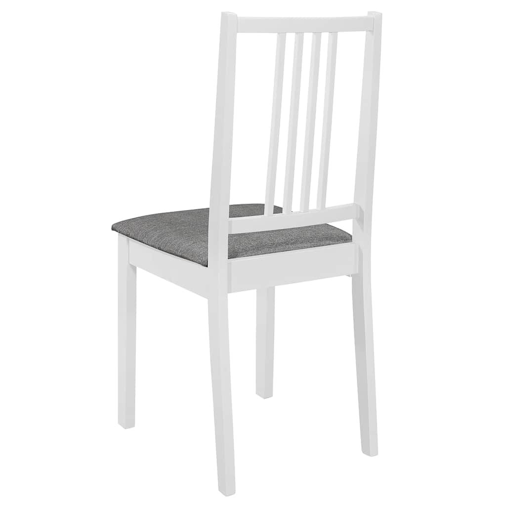 vidaXL 3-Piece Dining Set MDF White