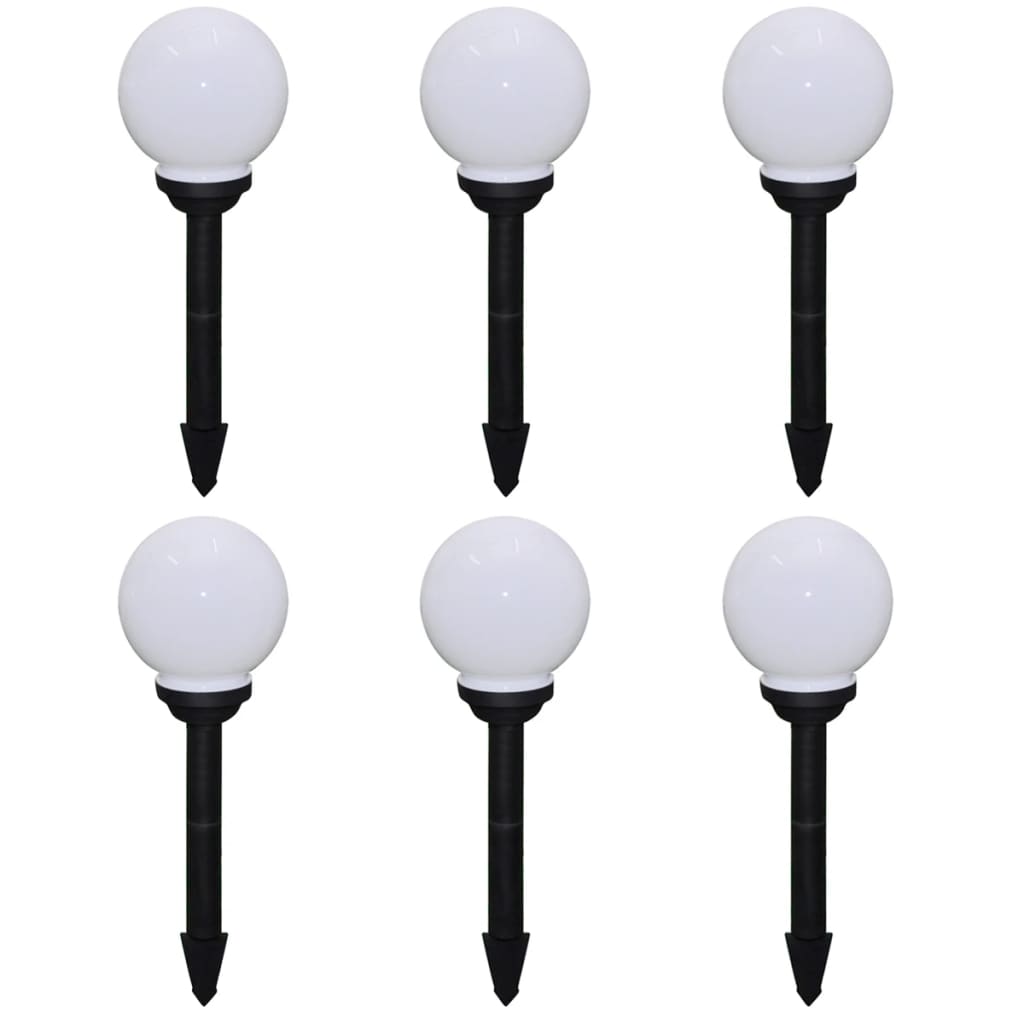 vidaXL Garden Path Lights 8 pcs with Ground Spike LED 15 cm