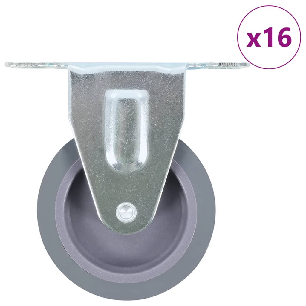 vidaXL Roulettes fixes 4 pcs 75 mm