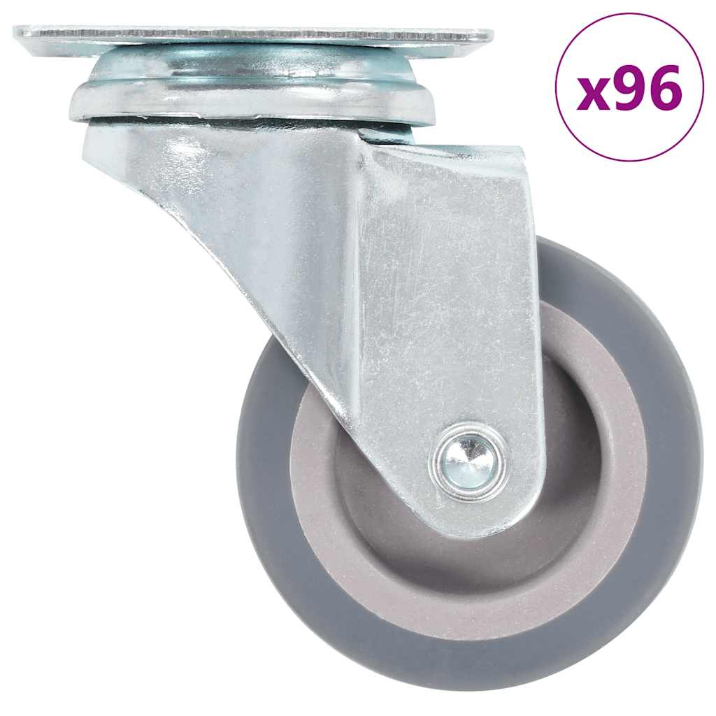 vidaXL Swivel Casters 12 pcs 50 mm