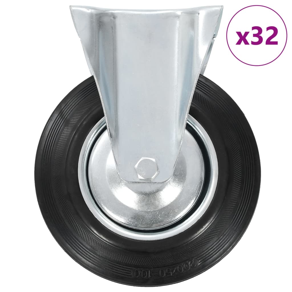 vidaXL Vaste wielen 4 st 200 mm