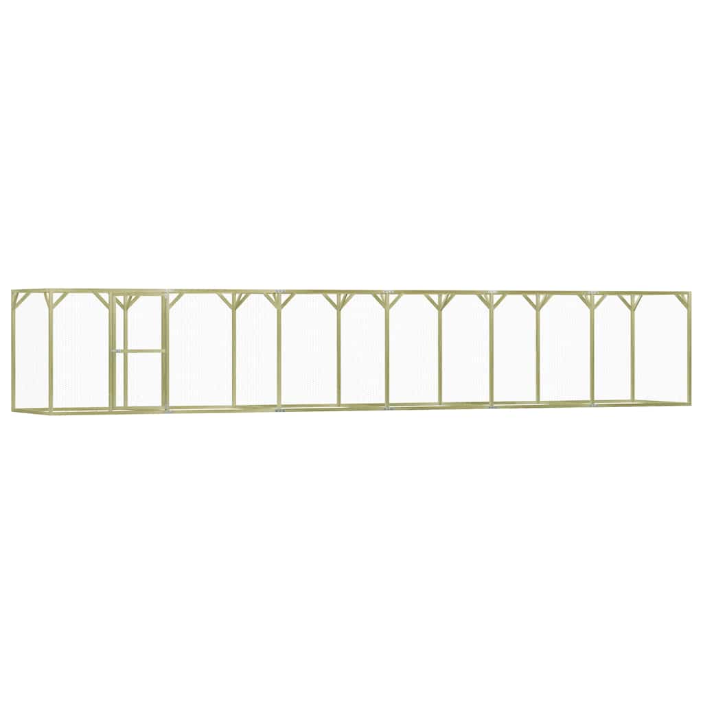 vidaXL Chicken Coop 1.5x1.5x1.5 m Impregnated Pinewood