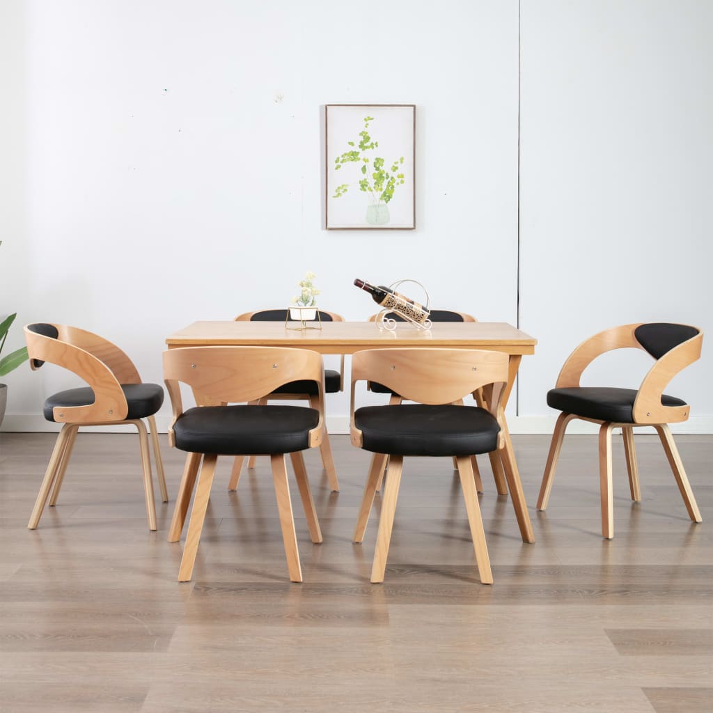 vidaXL Dining Chairs 2 pcs Faux Leather Brown