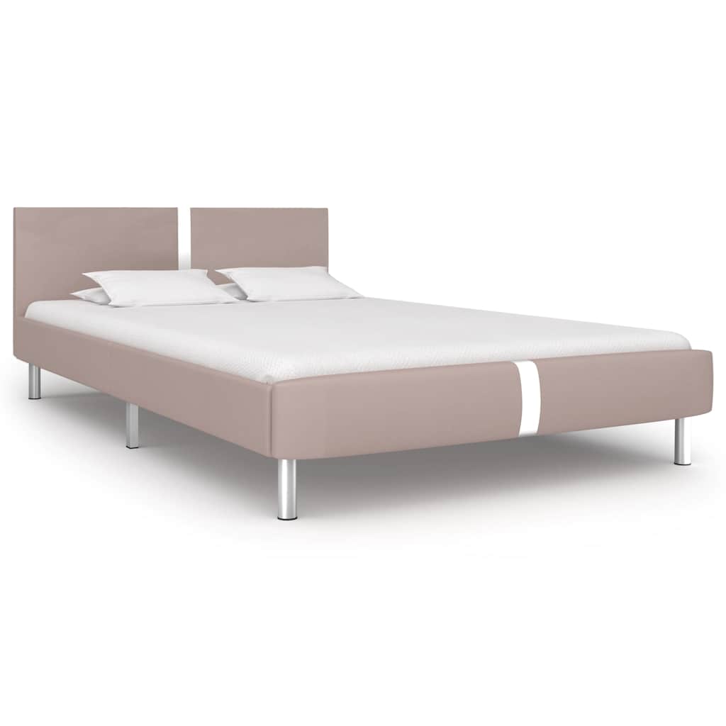vidaXL Bedframe kunstleer zwart 120x200 cm