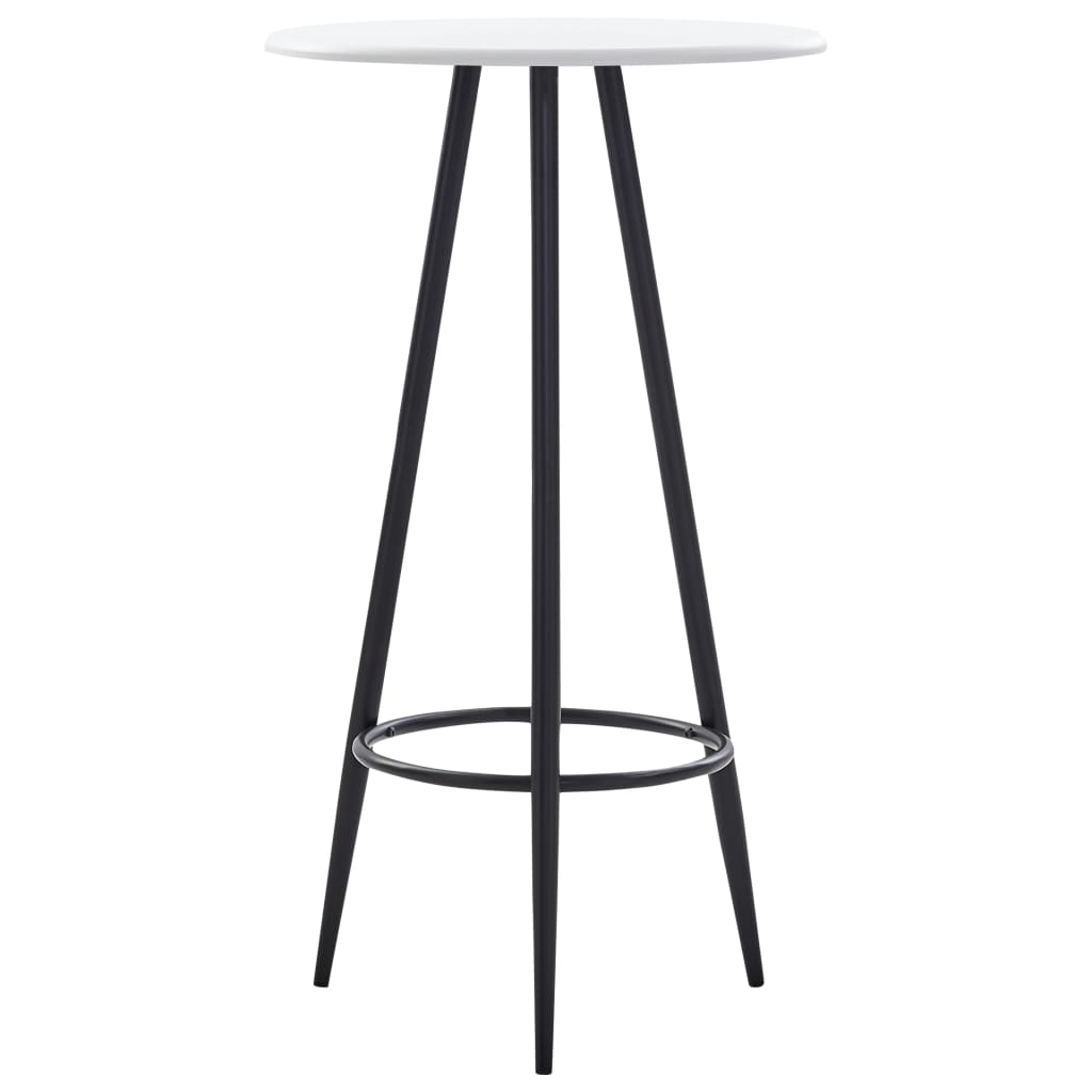 vidaXL Bartafel 60x107,5 cm MDF zwart
