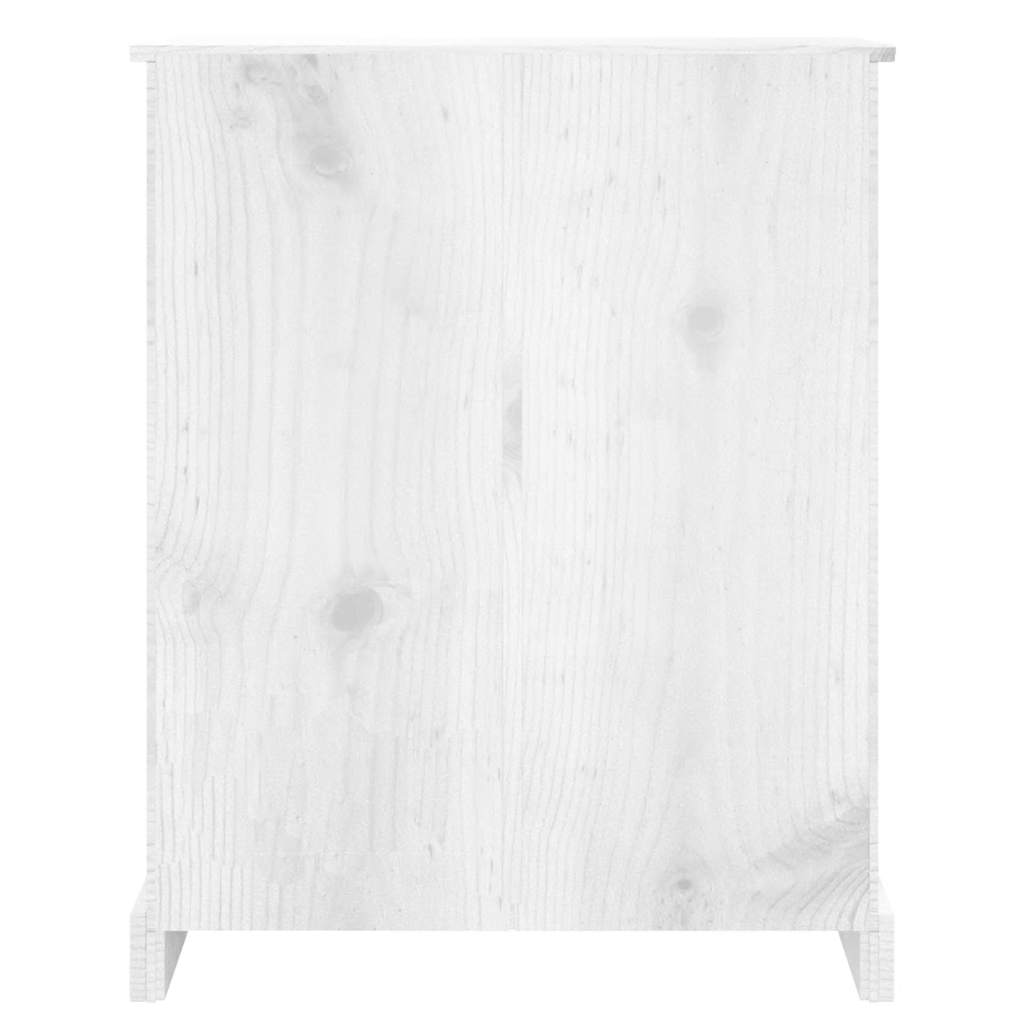 vidaXL Boekenkast 3 schappen 81x29x100 cm grenenhout Corona-stijl wit