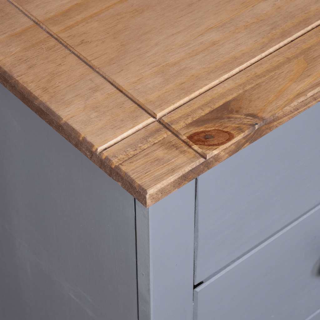 vidaXL Dressoir Panama Range 46x40x89 cm grenenhout