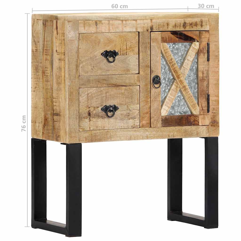 vidaXL Dressoir 80x30x76 cm massief mangohout