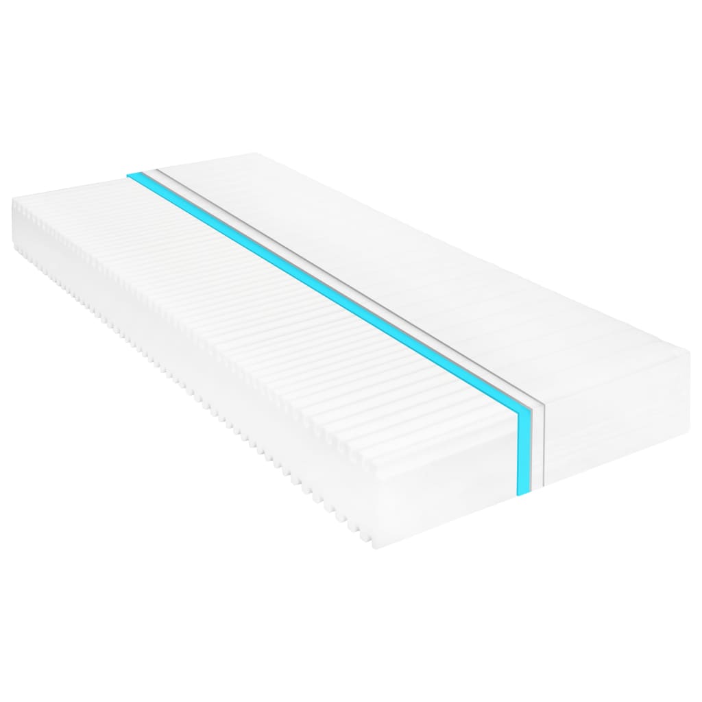 vidaXL Matras 7 Zone 16 cm PU-schuim H2 H3 80x200 cm