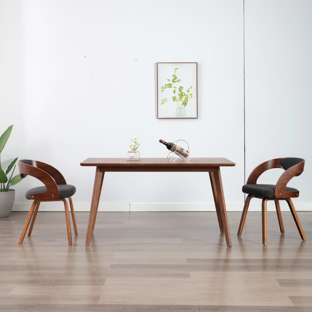 vidaXL Dining Chairs 2 pcs Faux Leather Brown