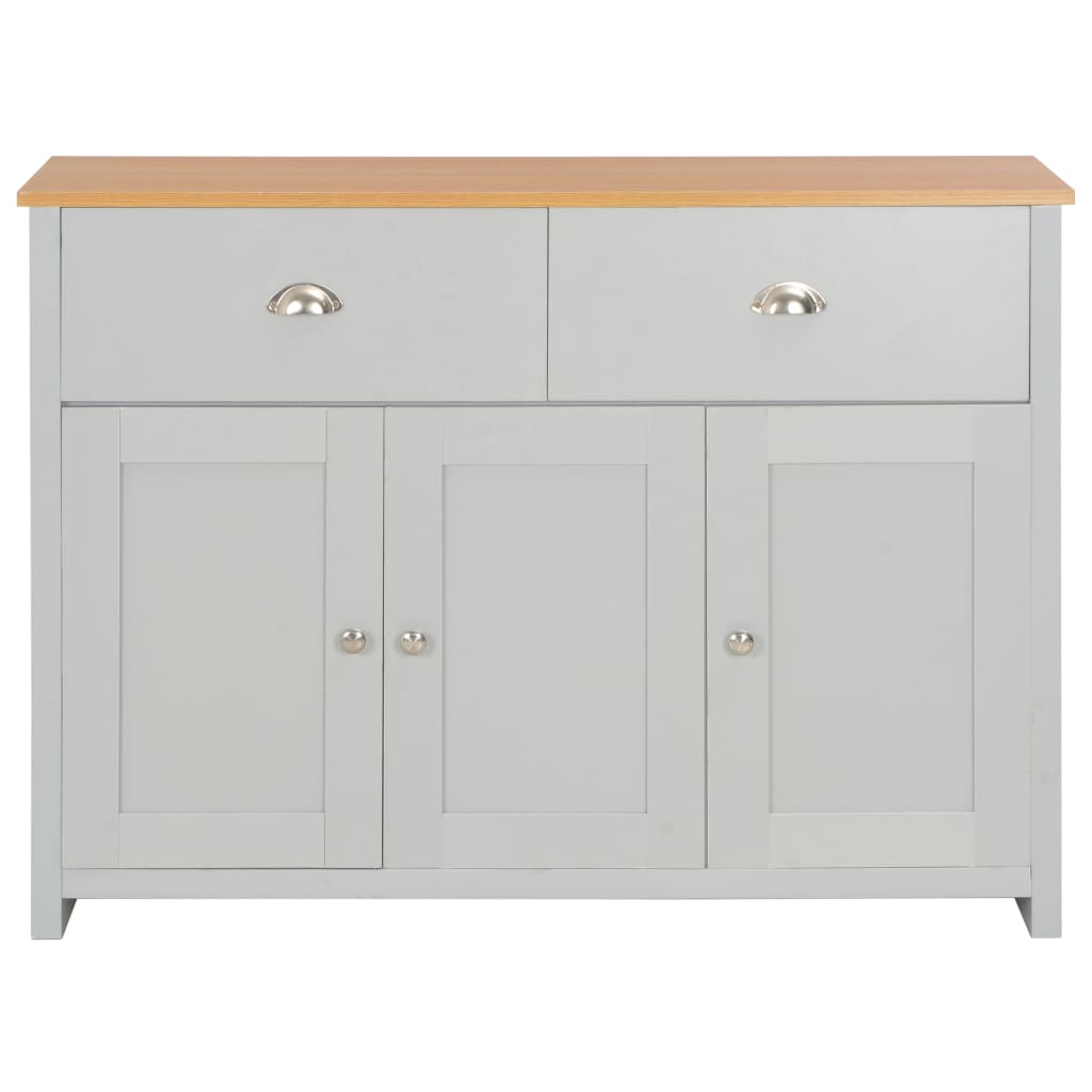 vidaXL Dressoir 79x35x81 cm grijs