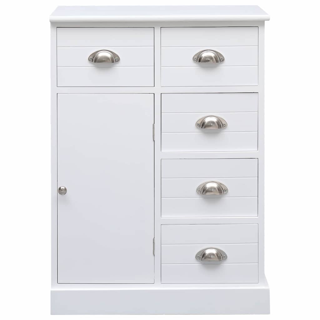 vidaXL Dressoir met 10 lades 113x30x79 cm hout bruin