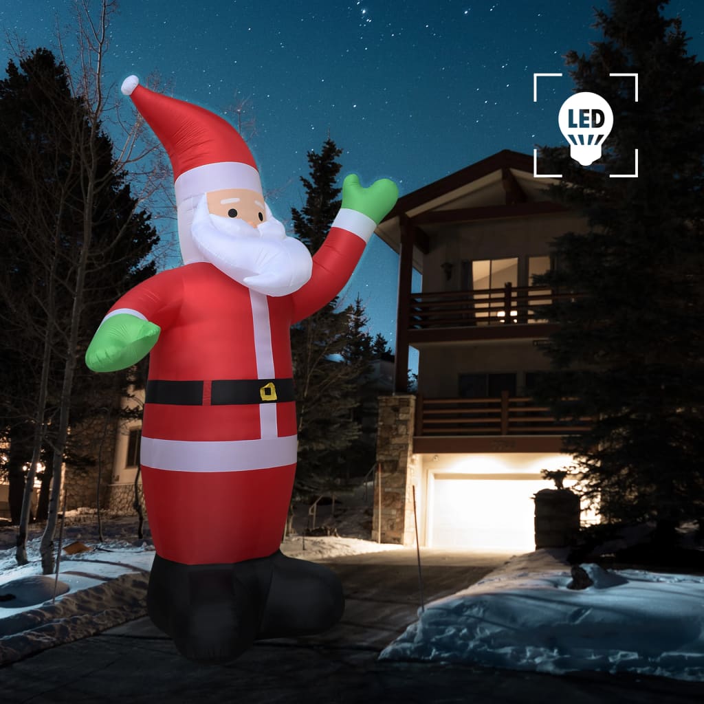 vidaXL Inflatable Santa Claus 240 cm