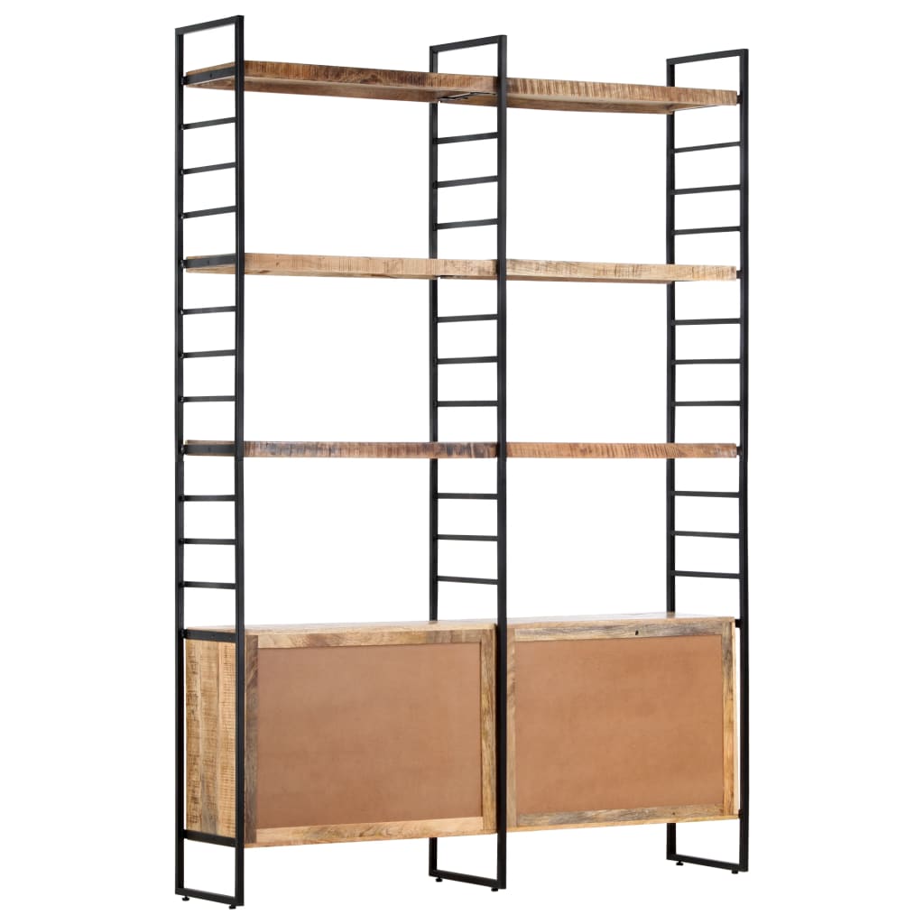 vidaXL Bookcase with 4 Shelves 124x30x180 cm Solid Reclaimed Wood
