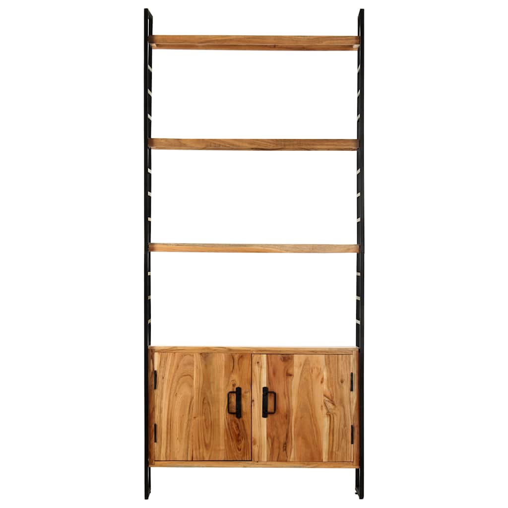 vidaXL Boekenkast met 4 schappen 80x30x180 cm massief gerecycled hout