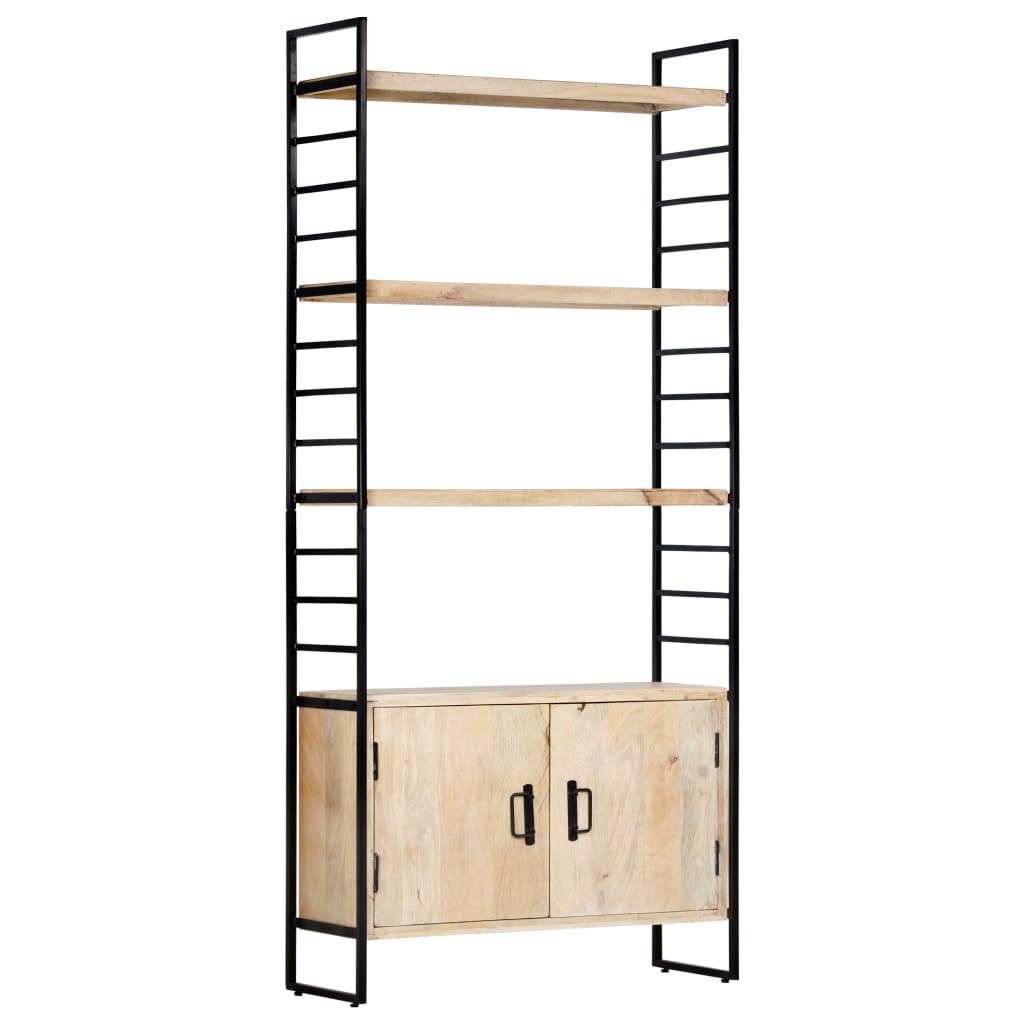 vidaXL Boekenkast met 4 schappen 80x30x180 cm massief gerecycled hout