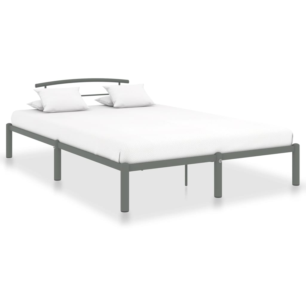 vidaXL Metal Bed Frame Black 90x200 cm