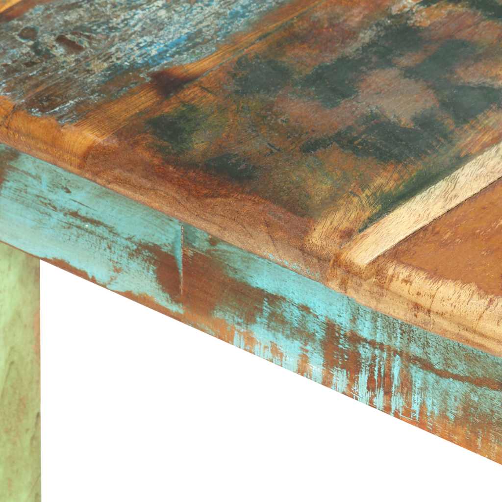 vidaXL Eettafel 140x70x76 cm massief gerecycled hout