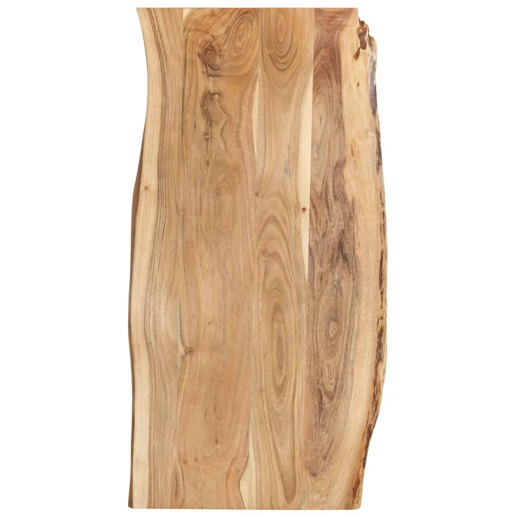 vidaXL Tafelblad 58x(50-60)x2,5 cm massief acaciahout