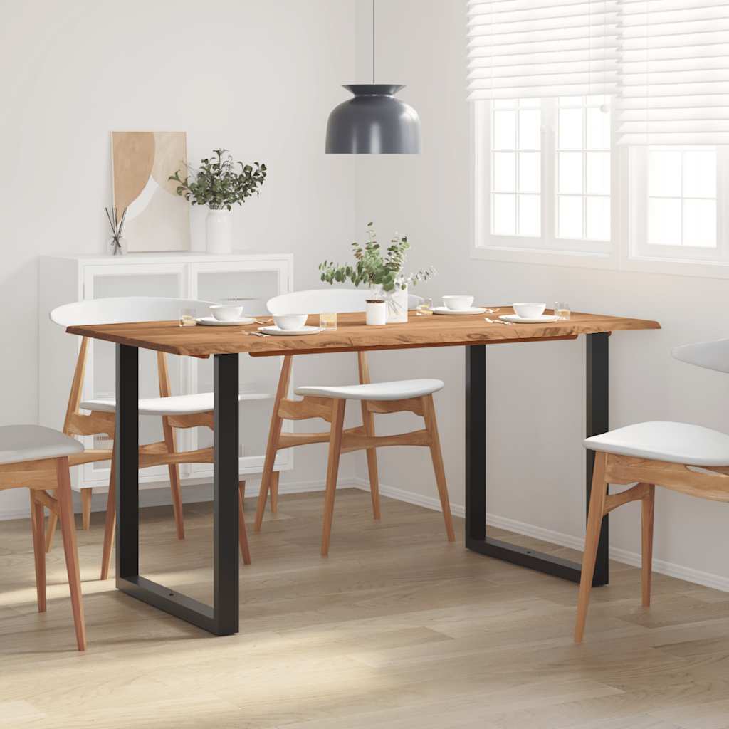 vidaXL Eettafel 180x90x76 cm massief acaciahout