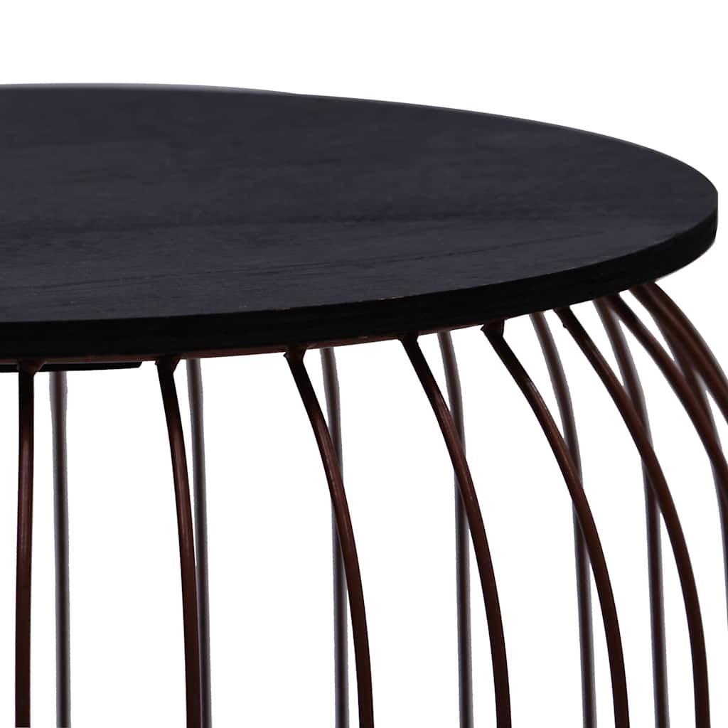 vidaXL Coffee Tables 3 pcs copper-coloured