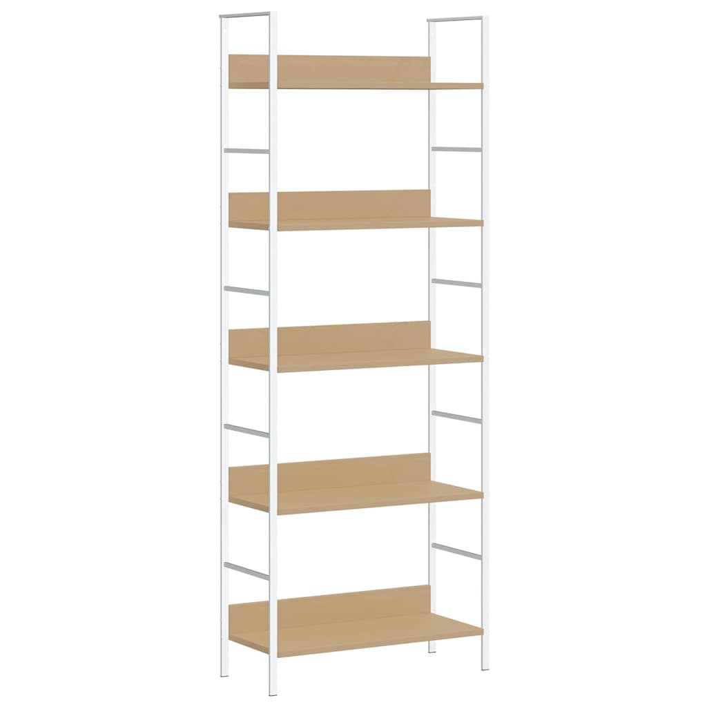 vidaXL Boekenkast met 3 schappen 60x27,6x90,5 cm bewerkt hout zwart