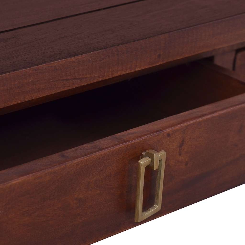 vidaXL Coffee Table 100x50x30 cm Solid Mahogany Wood Classic Brown