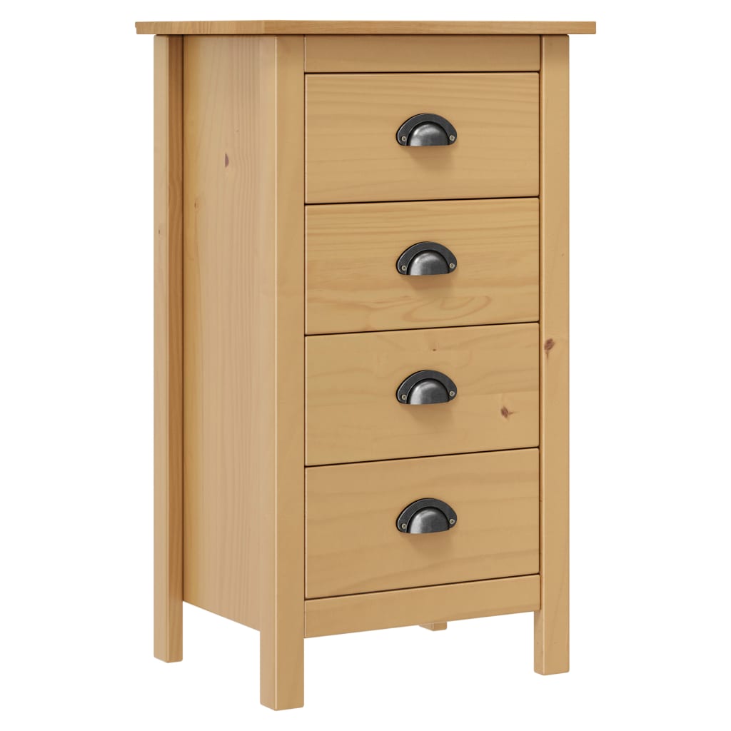 vidaXL Dressoir Hill 46x35x80 cm massief grenenhout