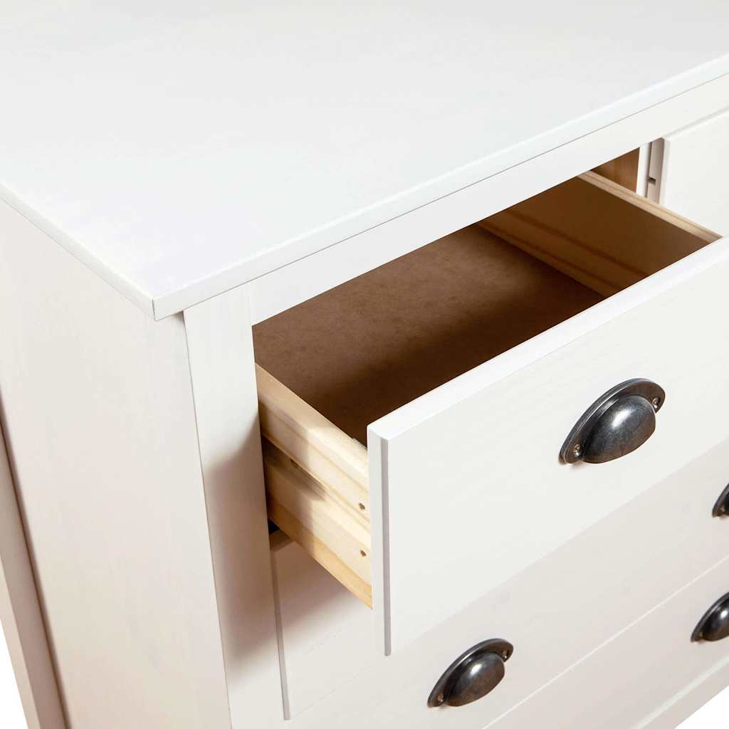 vidaXL Dressoir Hill 46x35x80 cm massief grenenhout