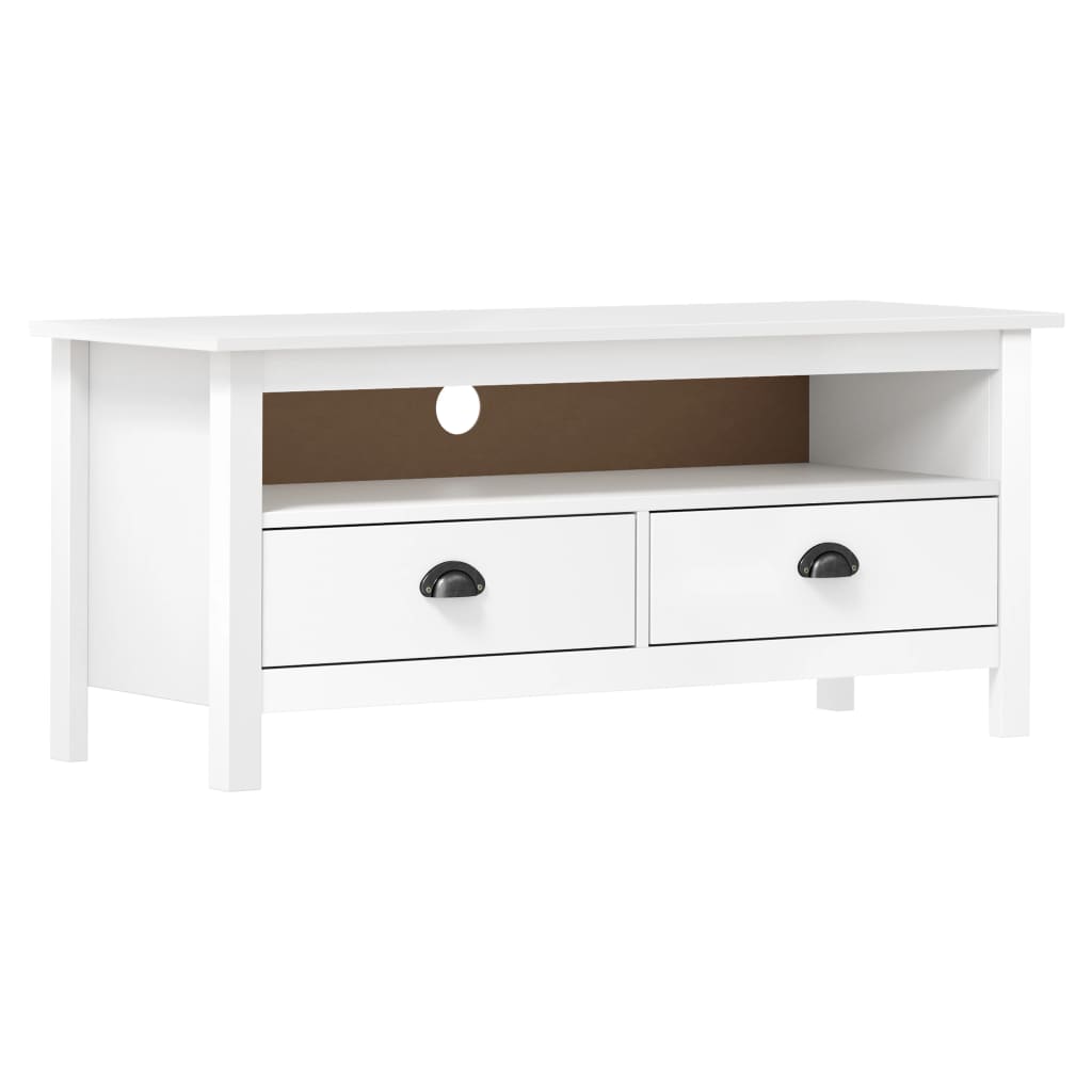 vidaXL Tv-meubel Hill 110x40x47 cm grenenhout honingbruin