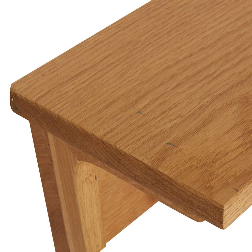 vidaXL Coat Rack 60x16x16 cm Solid Oak Wood