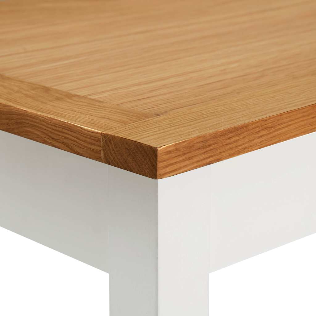 vidaXL Bartafel 100x40x110 cm massief eikenhout
