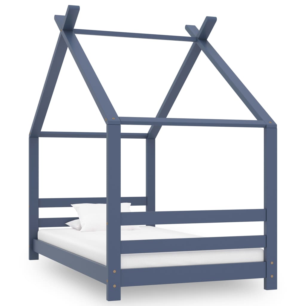 vidaXL Kids' Bed Frame Solid Pine Wood 70x140 cm