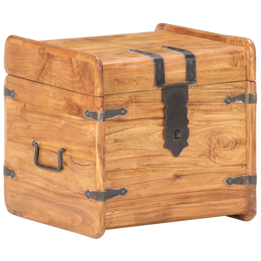 vidaXL Storage Chest 90x40x40 cm Solid Acacia Wood