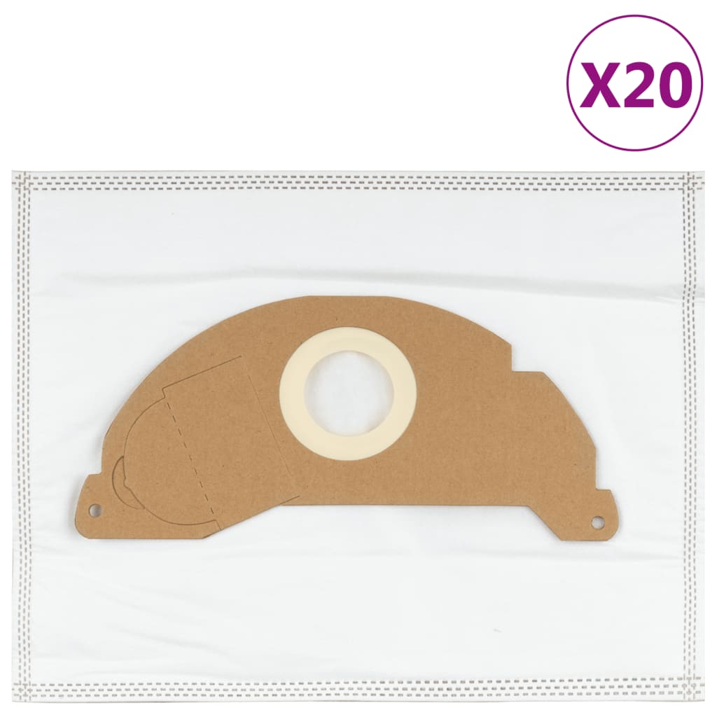vidaXL Vacuum Cleaner Bags for Philips S-bag 20 pcs
