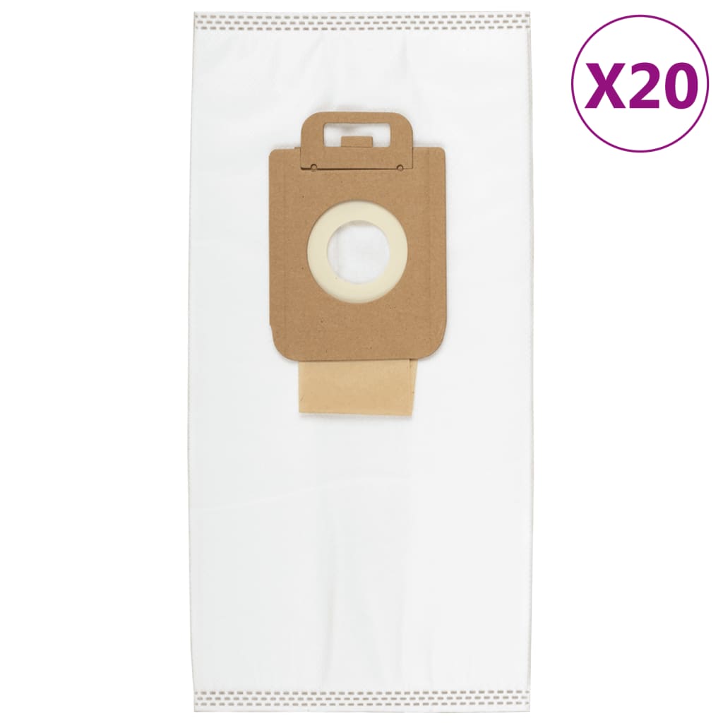 vidaXL Vacuum Cleaner Bags for Philips S-bag 20 pcs