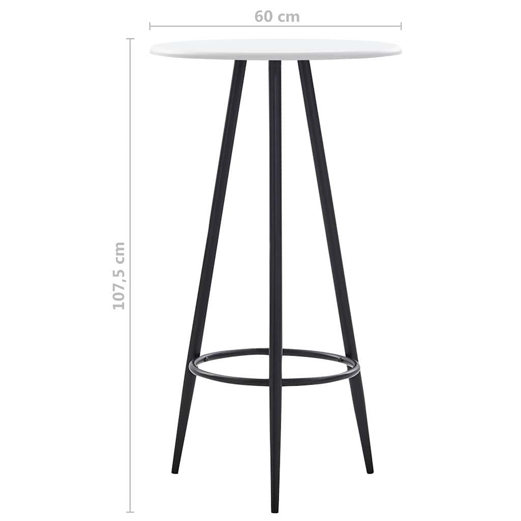 vidaXL 3-Piece Bar Set Fabric Dark Grey